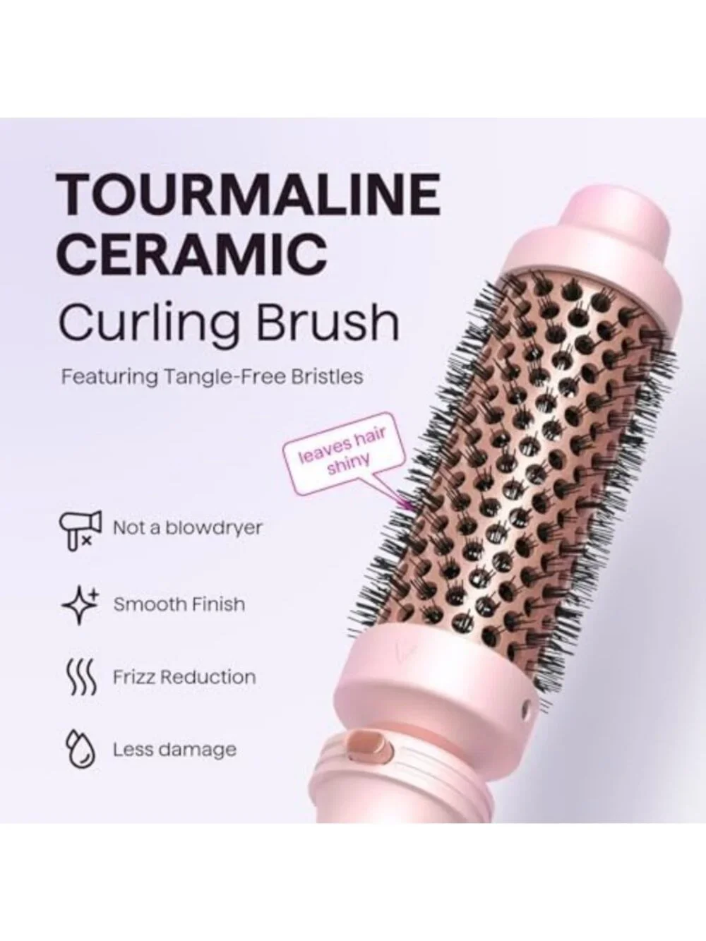 5-in-1 Curling Wand Set with Thermal Brush & Versatile Barrel Sizes for Waves